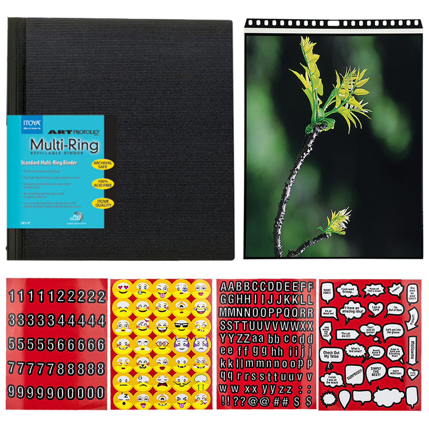 Itoya - Art Profolio Multi-Ring Binder - 9 x 12