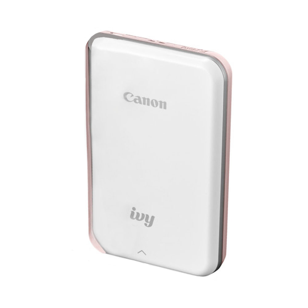  Canon IVY Mini Bluetooth Portable Photo Printer with 60 ZINK  Sticker Sheets + Case - Rose Gold : Electronics