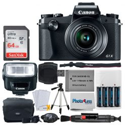 Canon Powershot G1 X Mark Iii Digital Camera Wi Fi Enabled 64gb Card Flash Photo4less