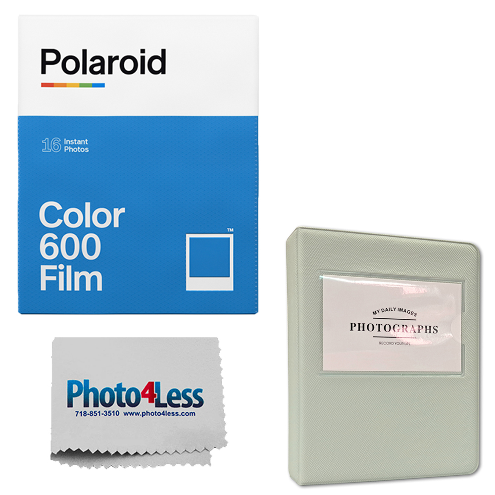 mijn magie Oppervlakkig Photo4Less | Polaroid Color Film for 600 Double pack (16 Film Sheets) |  Grey Album | Cloth