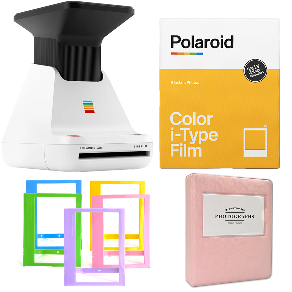 The Polaroid Lab uses the light from your phone's screen to turn