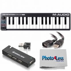 M Audio Keystation Mini 32 Mk3 Ultra Portable Mini Usb Midi Keyboard Controller