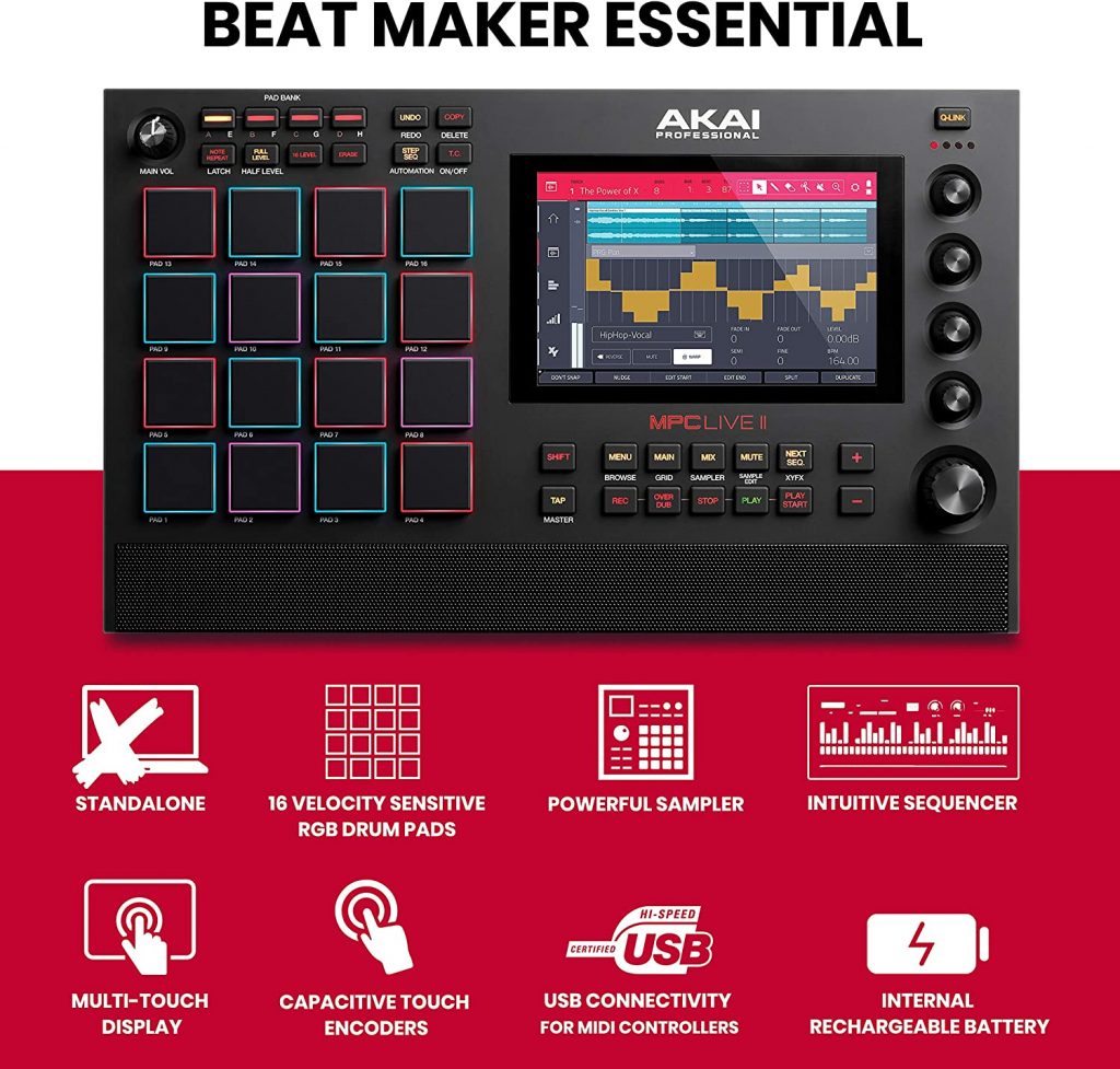 akai professional mpc touch hook up