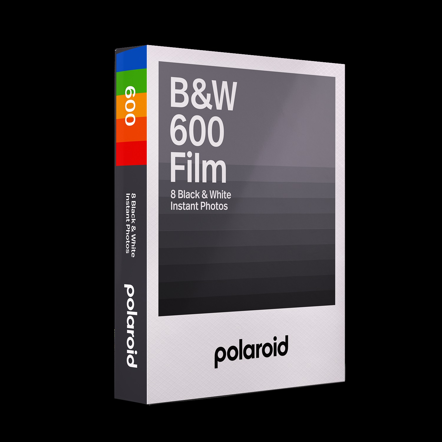Polaroid paper, glossy, black and white png